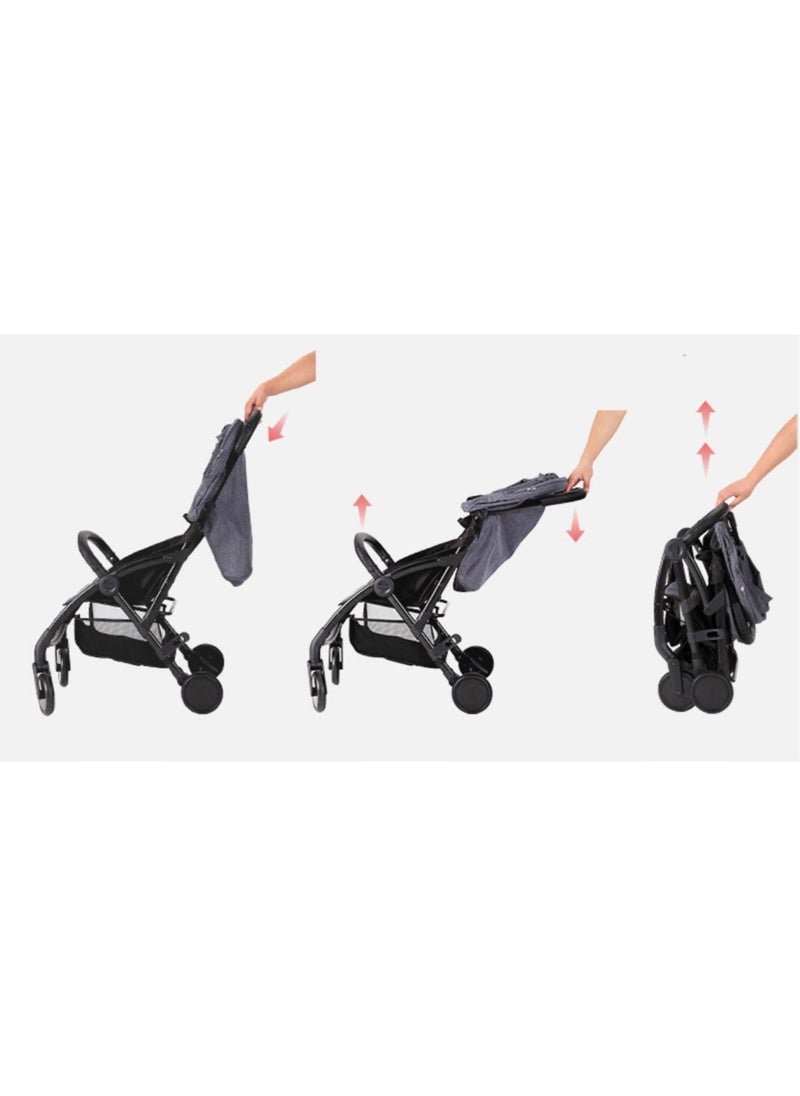 Generic Foldable Portable Sitting and Reclining Stroller  - Image 2