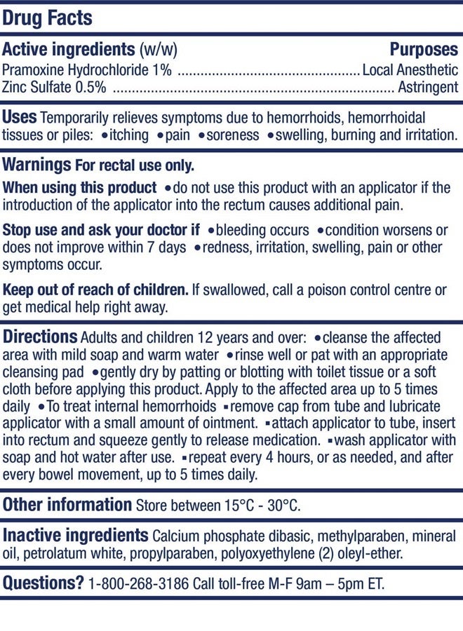ANUSOL Plus Hemorrhoidal Ointment Treatment 30 g Tube - Image 4