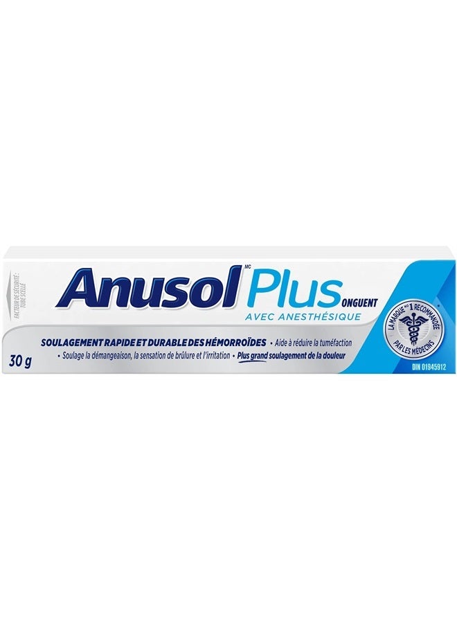 ANUSOL Plus Hemorrhoidal Ointment Treatment 30 g Tube - Image 5