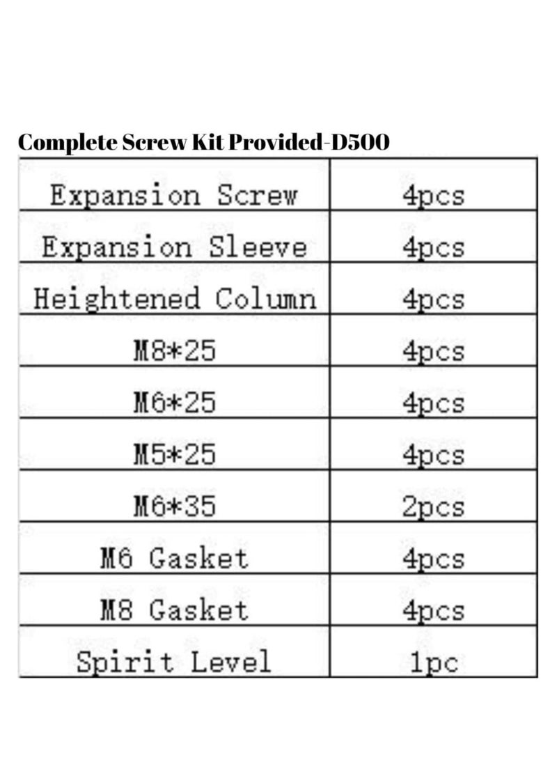 32 43 49 55 inch LED TV Tilt Wall Mount Bracket Stand | 15+5 Degrees - Image 5