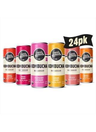 Remedy Kombucha Tea Organic Drink - Sugar Free, Keto, Vegan & Gluten Free - Sparkling Live Cultured, Long-Age Brewed Beverage - 6 Flavor Variety Pack - 8.5 Fl Oz Can, 24-Pack - pzsku/Z90DCF67A853E060C1F20Z/45/_/1714563939/08d42b6c-7946-40c3-8764-d4a856860e4d