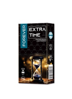 Forever Forever Condom - EXTENDED PLEASURE Climax Control Extra time Extended Pleasure Condoms 10-Piece Extra Time Premium Natural Latex Condoms  - Image 1
