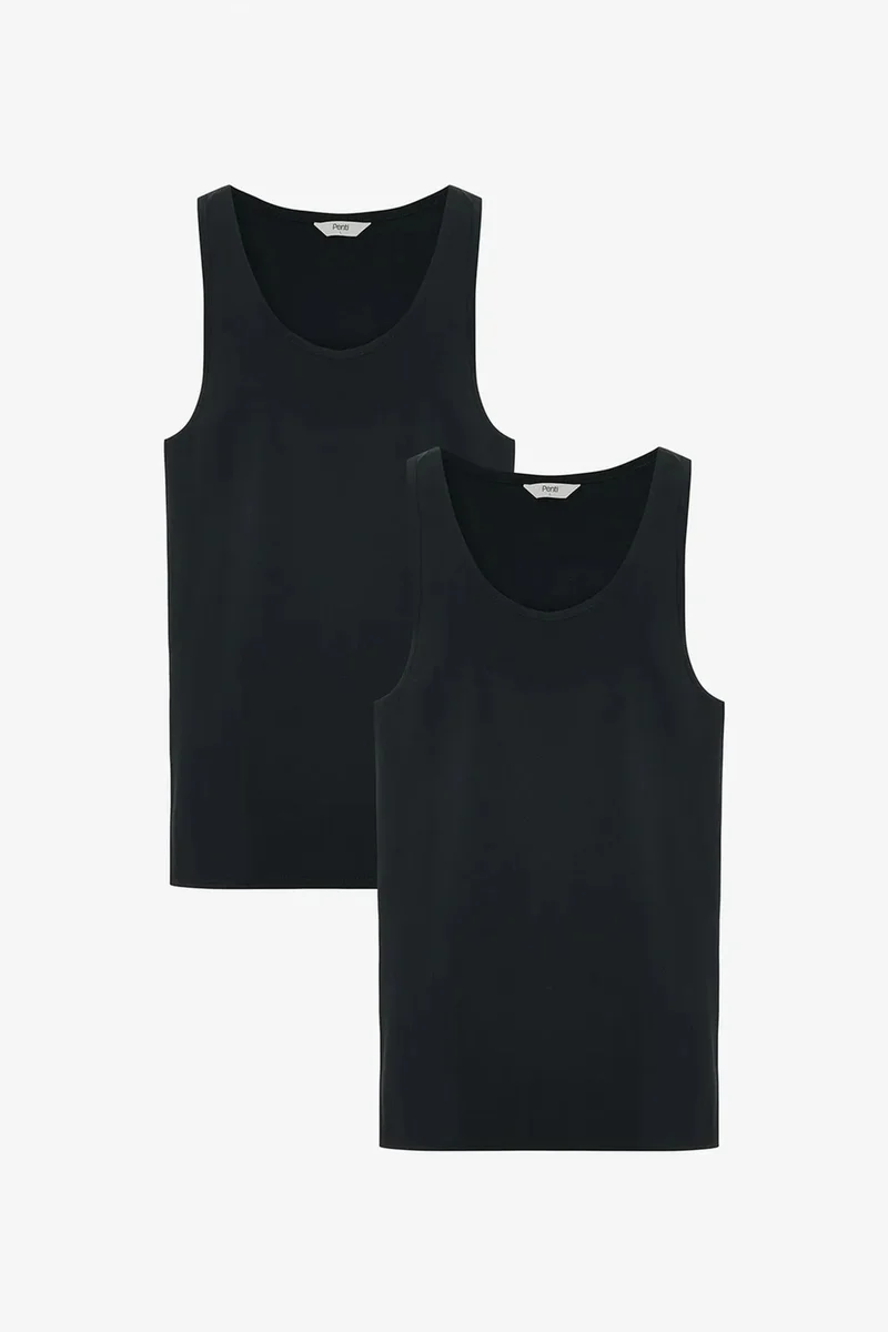 بنتي PENTI Men's Regular 2-Pack Tank Top