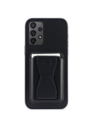 Leather back cover with card wallet Foldable Shockpoof Case compatible with Samsung Galaxy A72 (Black) - pzsku/Z90DD1BE22FB2959F1304Z/45/1748539112/146400ad-4d9f-4ae6-a9e6-9655d6cbb255