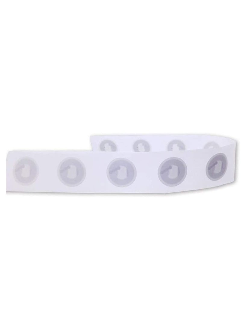 Rubik NFC Tags for iPhone Android Smartphones, Coated Paper Ntag213 Self-adhesive Stickers Ntag 213 RFID Key Token Tags Support 13.56mhz RFID NFC IC Mifare (100 Tags)  - Image 1