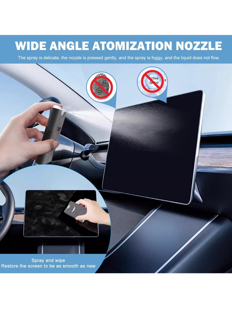 Screen Cleaner, Touch Screen Mist Cleaner, Cell Phone, Laptop and Tablet Screen, 2-in-1 Spray and Microfiber Cloth for Car, Laptop, Tablet, Phone, Computer Touch Screens - Image 3