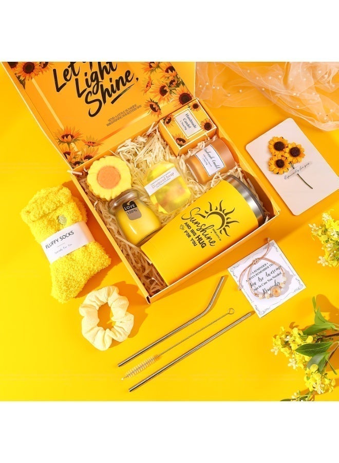 FUREUL Gifts Basket for Women - Mother's Day, Birthday Gifts for Women, Relaxing Spa Gift Basket Set, Unique Gift Ideas for Women, Gifts for Mom Sister Best Friend Wife, Coworker Teacher Nurse Gifts for Women Combined Materials - Image 2