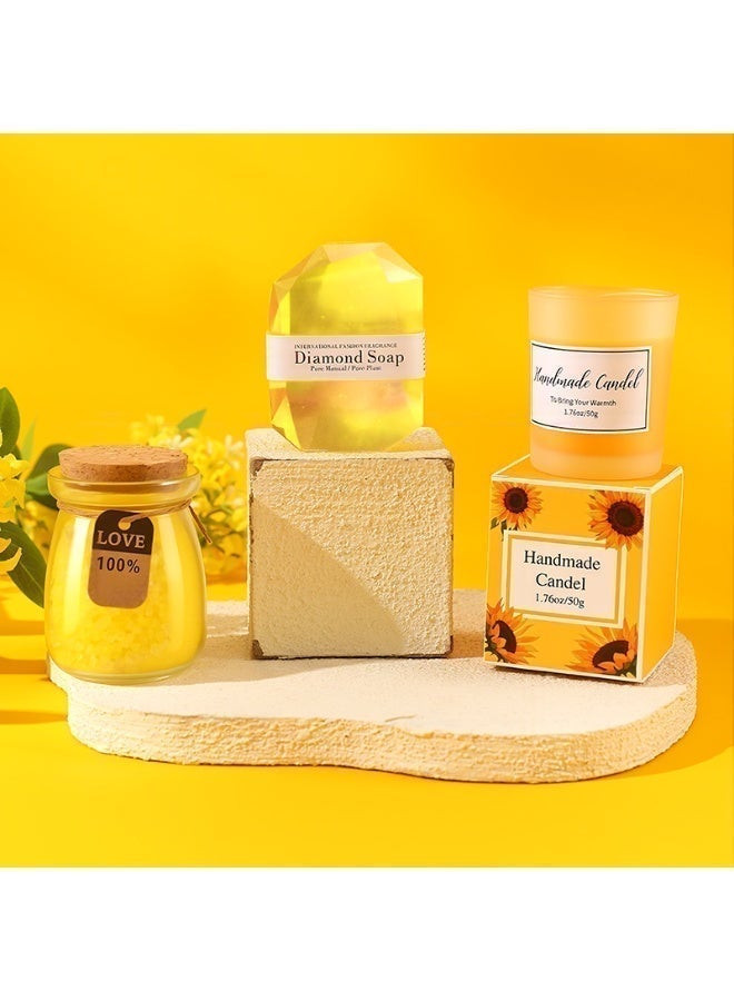 FUREUL Gifts Basket for Women - Mother's Day, Birthday Gifts for Women, Relaxing Spa Gift Basket Set, Unique Gift Ideas for Women, Gifts for Mom Sister Best Friend Wife, Coworker Teacher Nurse Gifts for Women Combined Materials - Image 3
