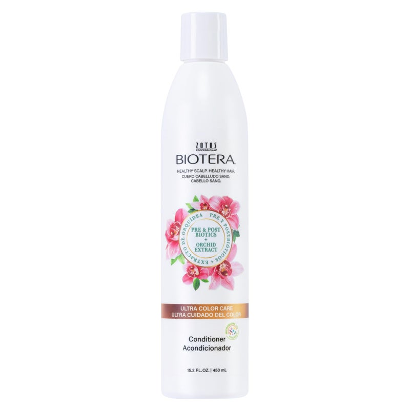 Biotera Ultra Color Care Conditioner | Prolongs Vivid Color-Treated Hair | Microbiome Friendly | Vegan & Animal Test Free | Paraben & Sulfate Free | Color-Safe | 15.2 Fl Oz - Image 1