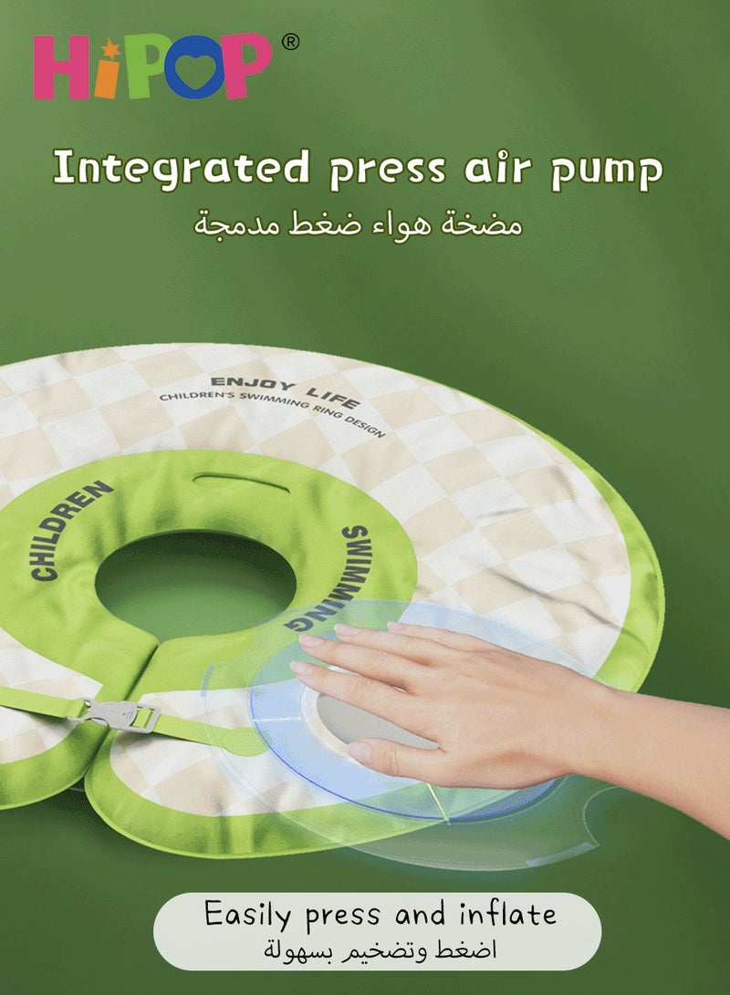HIPOP Baby Swimming Neck with Self-Inflating Function,PVC Thickening Material,Children Floating Toys - Image 3