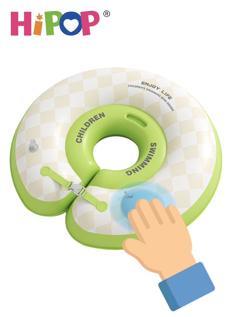 HIPOP Baby Swimming Neck with Self-Inflating Function,PVC Thickening Material,Children Floating Toys - Image 1