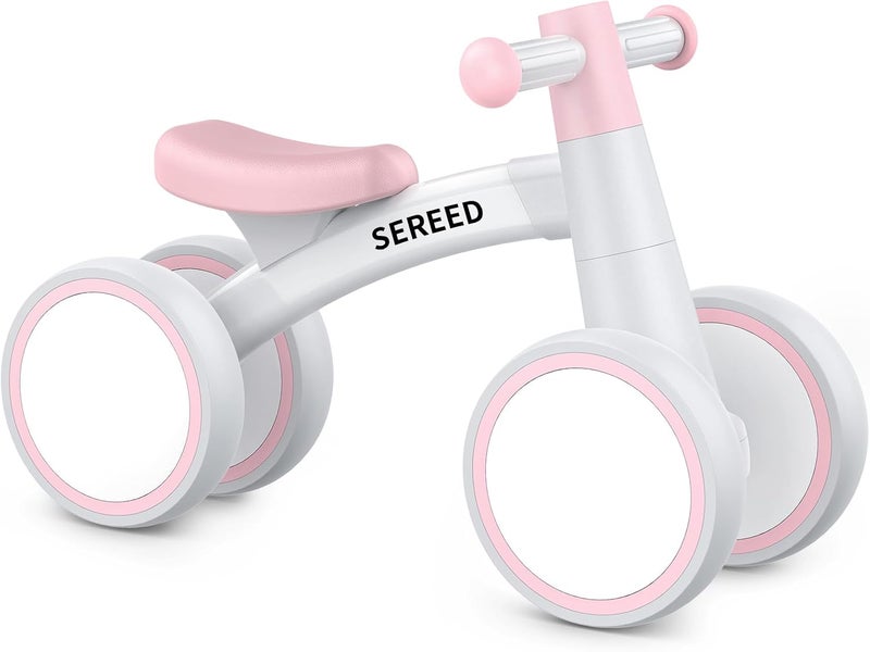 SEREED Baby Balance Bike for 1 Year Old Boys Girls 12-24 Month Toddler Balance Bike, 4 Wheels Toddler First Bike, First Birthday Gifts - Image 1