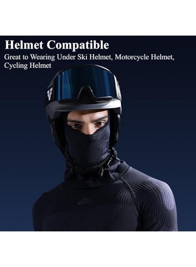 Bukela Winter Ski Mask for Men Women, Helmet Friendly Motorcyde Balaclava Full Face Masks Cold Weather Head Cover for Skiing - Image 2