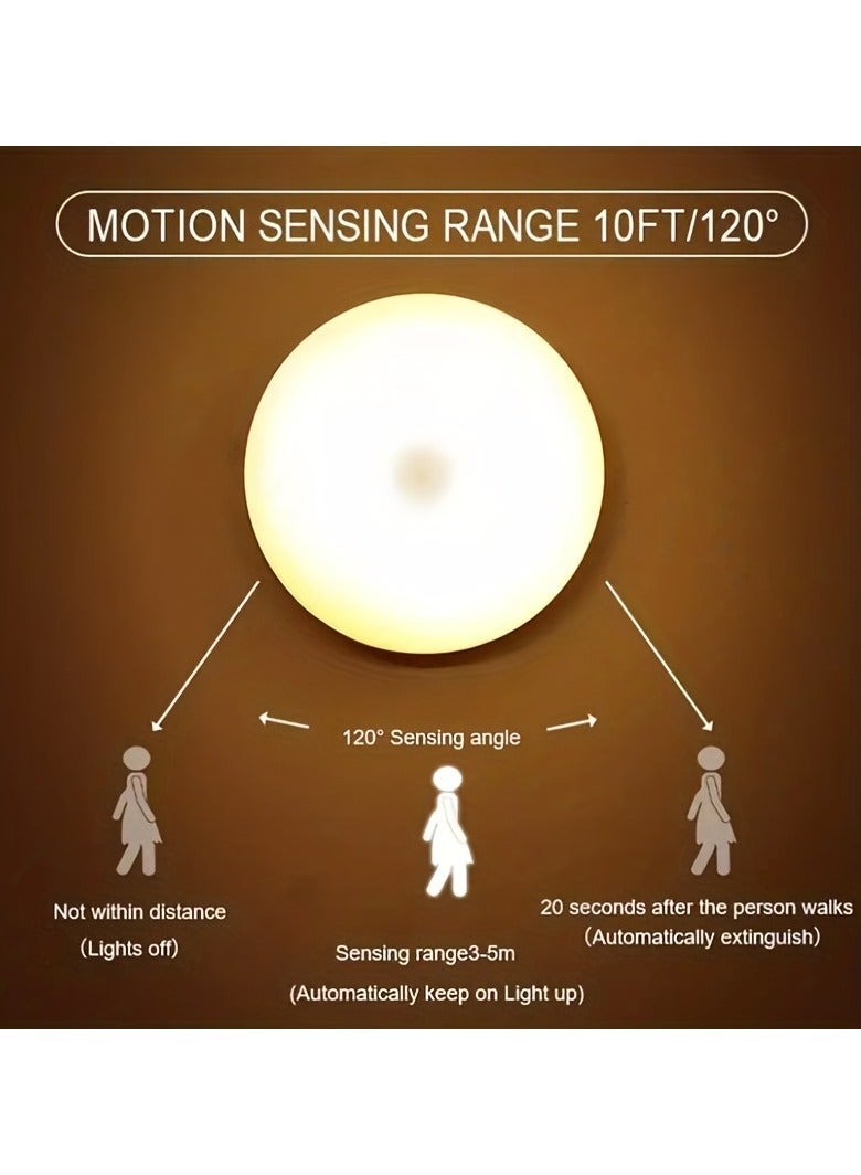 HOMESTAR 2-Pieces Wireless Motion Sensor Night Light, Bedroom Decor LED Wall Decorative Lamp For Staircase Closet Room - Image 2