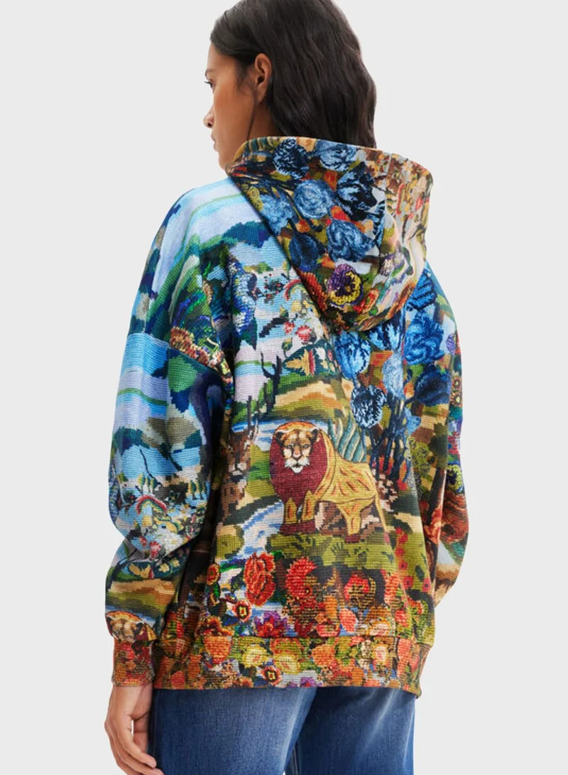 DESIGUAL Mickey Mouse hoodie