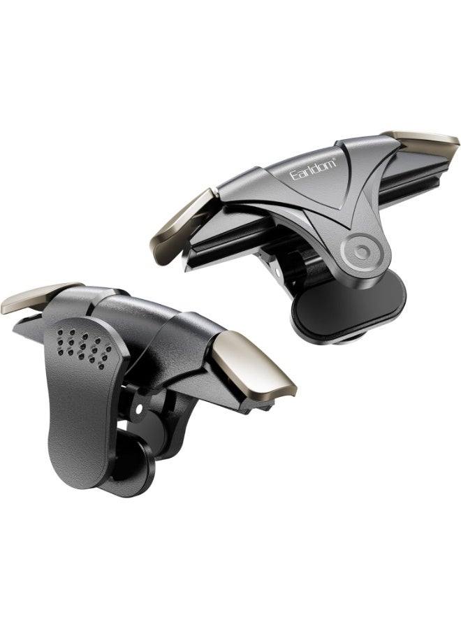 Earldom ET-F09 Dual Fan Mobile Phone Gaming Trigger with Mobile Gaming Thumb & Finger Sleeves Combo Fast-Response Capacitive Triggers for Mobile Gaming - Image 2