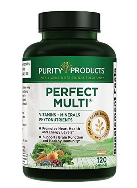 Perfect Multi Multivitamin Packed With Vitamins Minerals And Phytonutrients 60 Breakthrough Nutrients Support For Healthy Immunity Normal Energy Levels 120 Capsules (1)