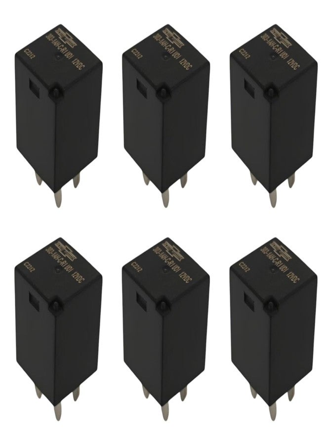 oxinyra 6PCS 303-1AH-C-R1-U01-12VDC for Polaris RZR Slingshot Ranger Sportsman Cooling Fan Relay - Image 1