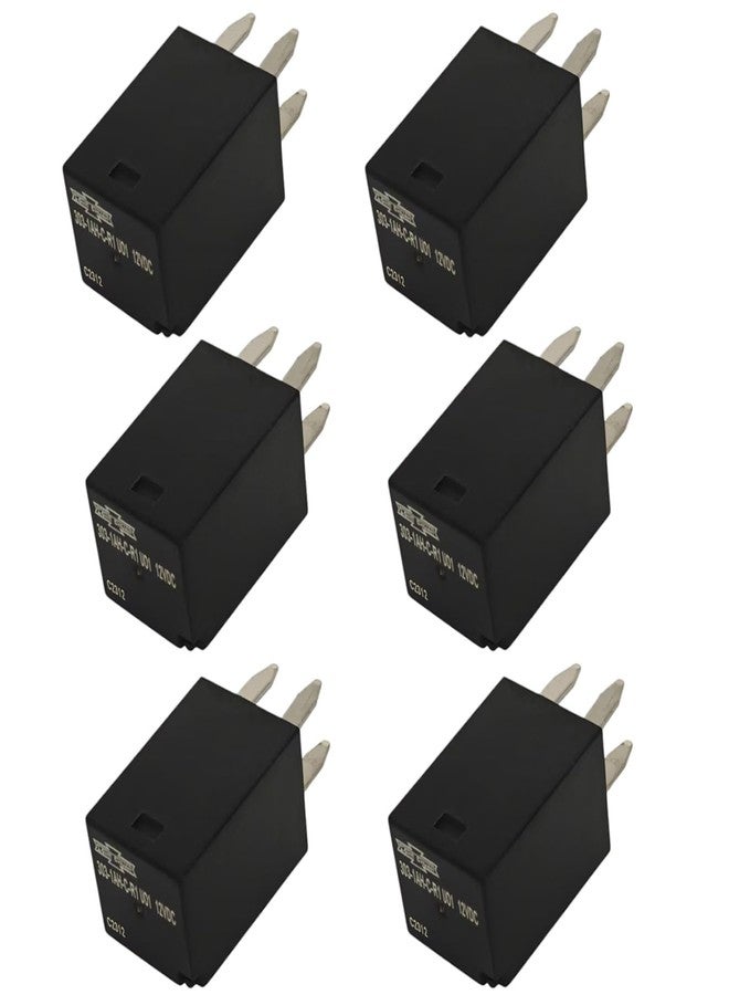oxinyra 6PCS 303-1AH-C-R1-U01-12VDC for Polaris RZR Slingshot Ranger Sportsman Cooling Fan Relay - Image 2