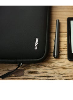 توم توك حافظة حماية لأجهزة iPad وأجهزة الكمبيوتر المحمولة مع جيب للملحقات وحقيبة تخزين باللون الأسود  - Image 4