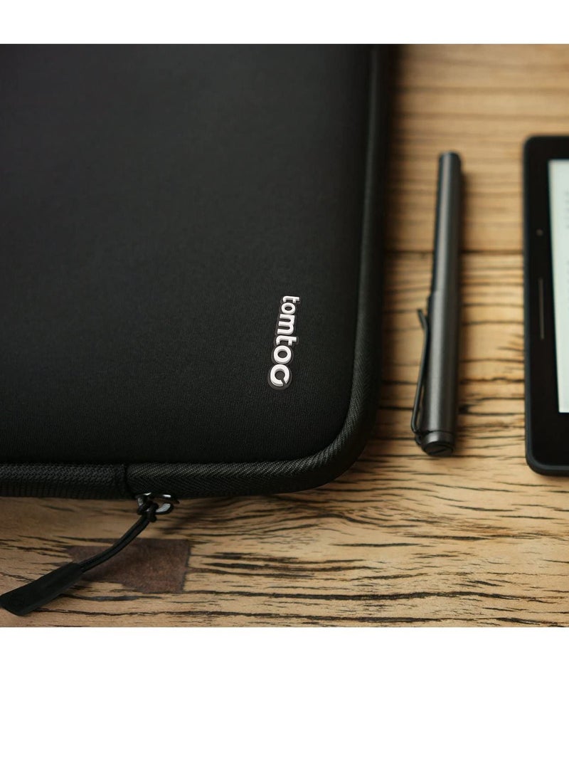 توم توك حافظة حماية لأجهزة iPad وأجهزة الكمبيوتر المحمولة مع جيب للملحقات وحقيبة تخزين باللون الأسود  - Image 4