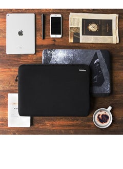 توم توك حافظة حماية لأجهزة iPad وأجهزة الكمبيوتر المحمولة مع جيب للملحقات وحقيبة تخزين باللون الأسود  - Image 5