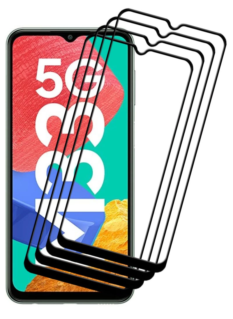 ACLIX 4 Pieces Antistatic ESD Dustproof Premium Quality High Definition Tempered Glass Screen Protector Designed For Samsung Galaxy M33 - Image 1