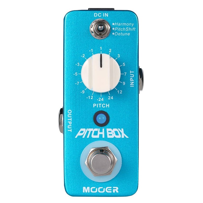 MOOER Pitch Box Micro Polyphonic Pitch Shifter Pedal, 3 Modes Harmony / Pitch Shift / Detune, ±2 Octave Range, True Bypass Guitar Effects  Stompbox - Image 3