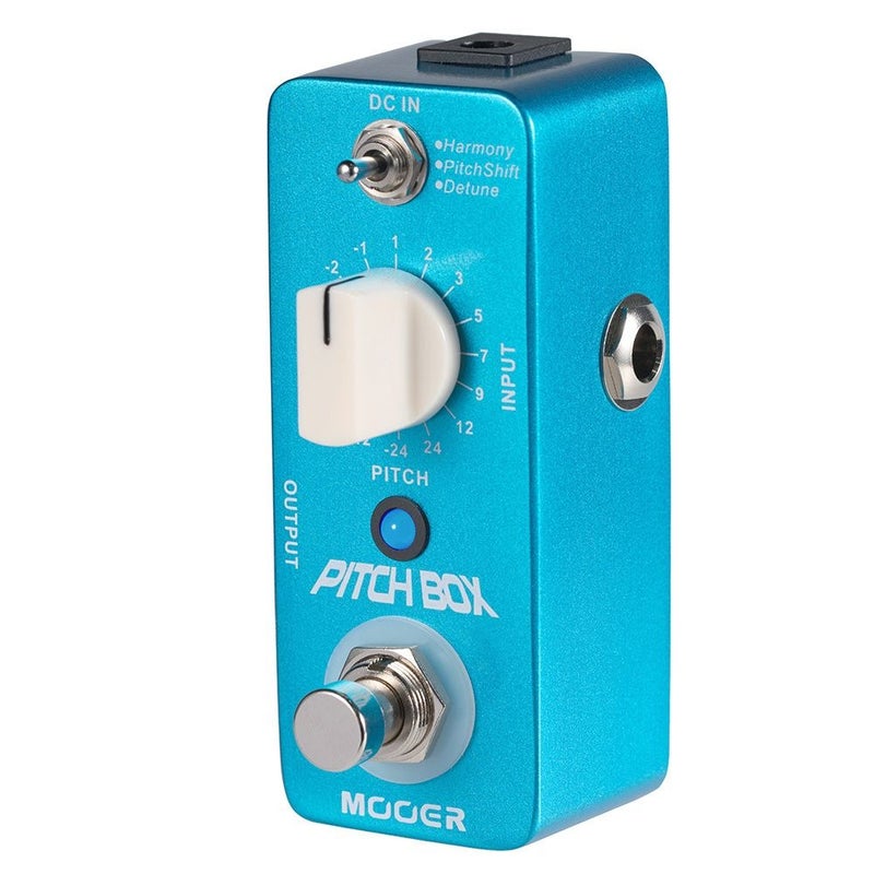 MOOER Pitch Box Micro Polyphonic Pitch Shifter Pedal, 3 Modes Harmony / Pitch Shift / Detune, ±2 Octave Range, True Bypass Guitar Effects  Stompbox - Image 2