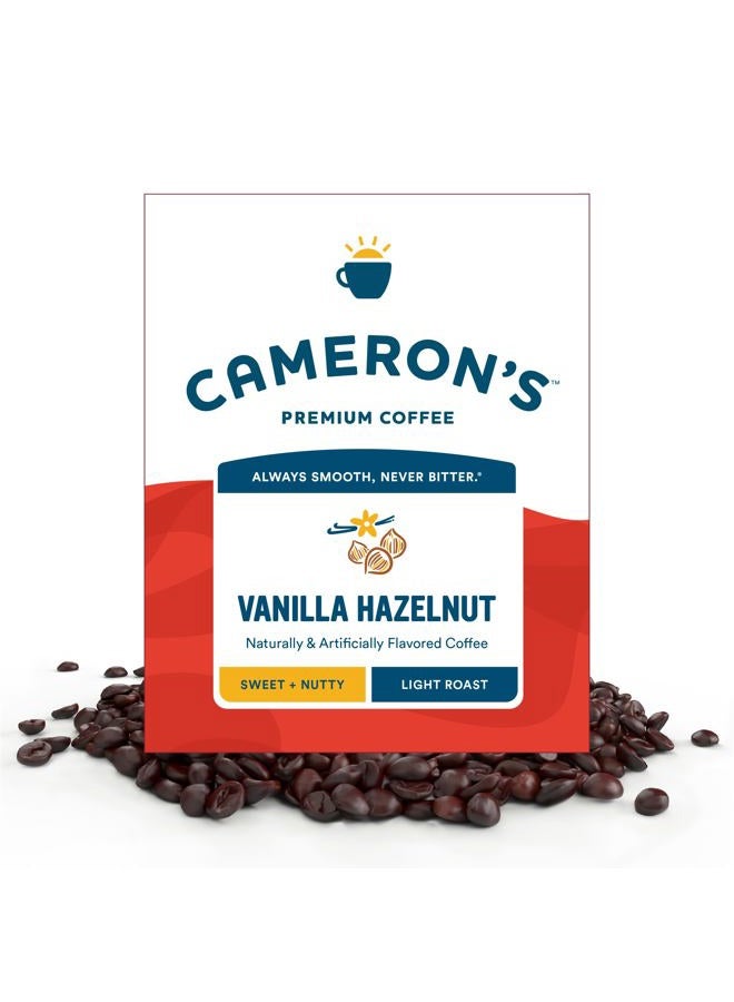 Cameron's Coffee Roasted Whole Bean Coffee, Flavored, Vanilla Hazelnut, 4 Pound - Image 1