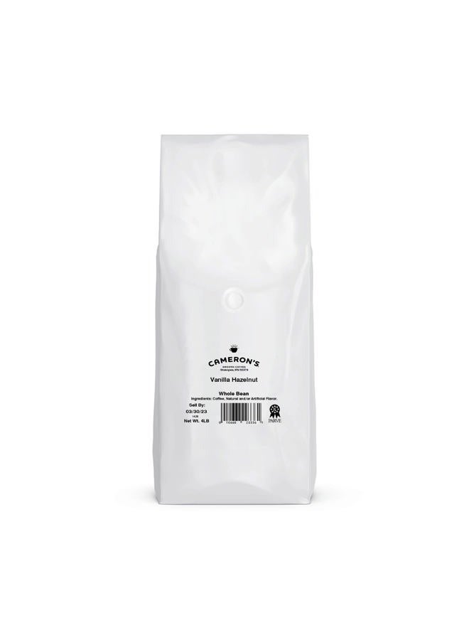 Cameron's Coffee Roasted Whole Bean Coffee, Flavored, Vanilla Hazelnut, 4 Pound - Image 2