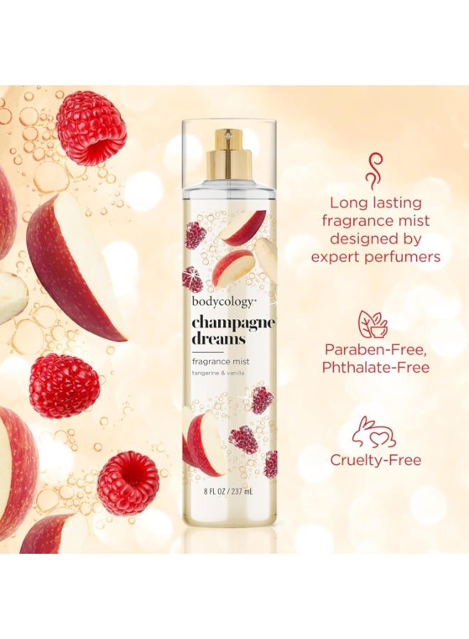 Bodycology Bodycology Long-Lasting Fragrance Body Mist, Champagne Dreams, 8 fl oz - Image 4