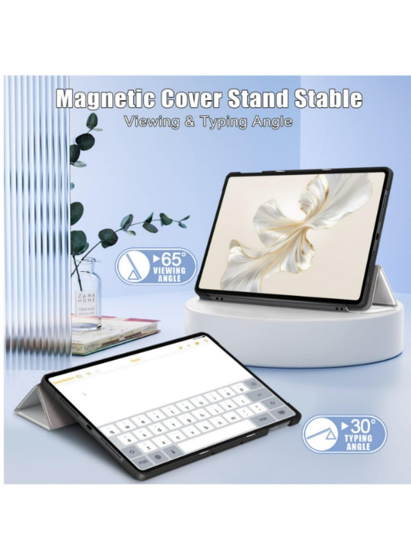 1 قطعة غطاء حافظة أوتوماتيكي للنوم لهواوي Honor Pad 9 2024، غطاء مغناطيسي قابل للحامل لجهاز Honor Pad 9 HEY2-W09 HEY2-W19 بحجم 12.1 بوصة - Lanmao - Image 5