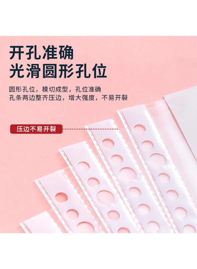 Deli 72616 A3 Sheet Protector 20 Pages – Transparent, 30-Hole Universal Fit, Smooth Round Openings, Compatible with Various Binders - Image 5