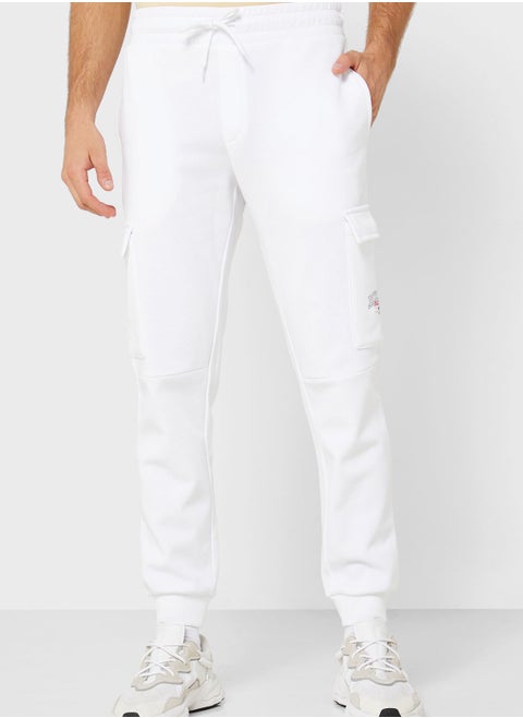 Drawstring Cuffed Sweatpants