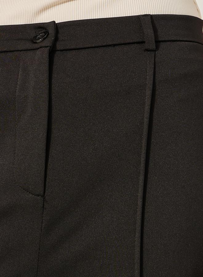 Styli Styli Mid Rise Wide Leg Pants with Pintuck Detail  - Image 3