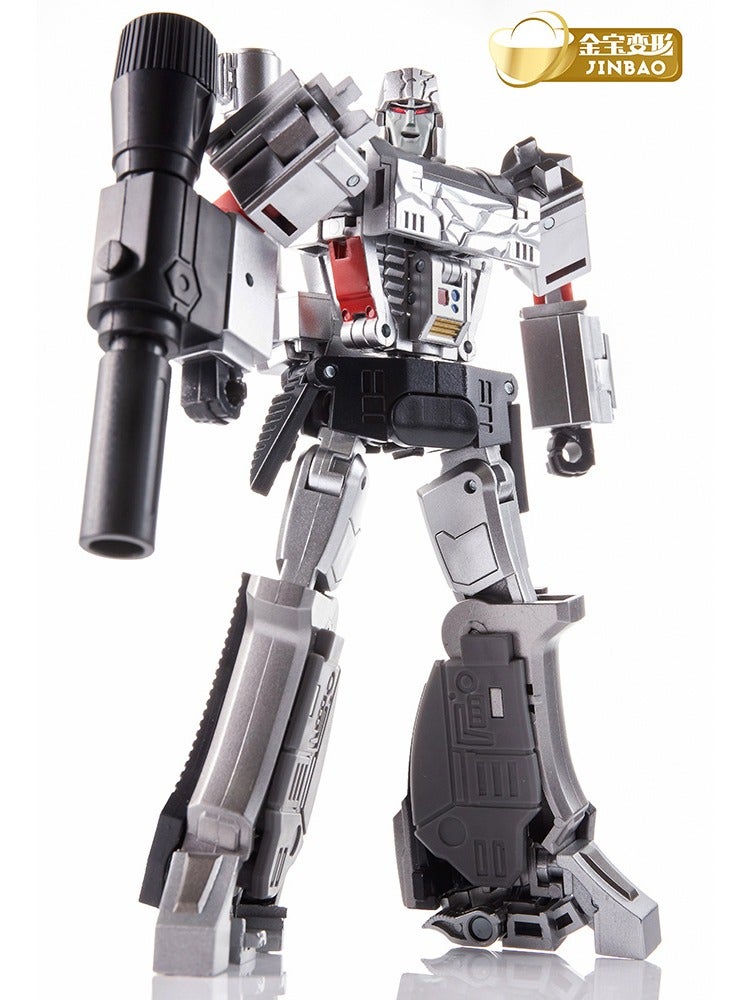general Transformers Toys  Collection Chart Of G1 Series Metamorphic Robot Jinbao Metal Color Weizhentian Action Characters   Height 12Cm - Image 1