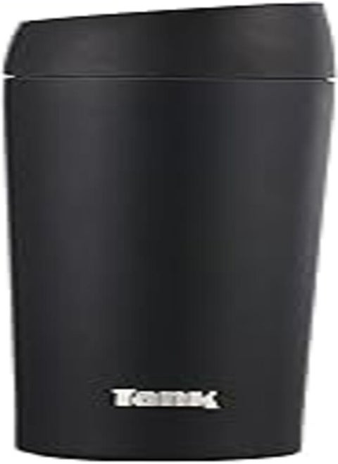 Tank Stainless Steel Tumbler 360mL, Push Button Lid, Up to 6HRs Hot, Black