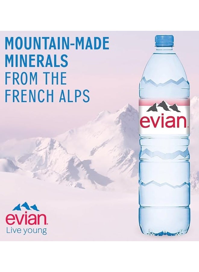 Evian 8 x 1,5 Liter Evian Mineral Water - Image 3