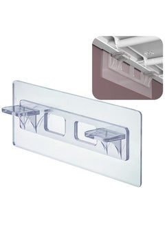 Y&D 12 Pcs Adhesive Shelf Brackets No Drill Support Pegs Punch Free Pins Cabinet Clips for Kitchen Book Shelves Closet Clapboard Layer  - Image 1