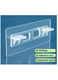 Y&D 12 Pcs Adhesive Shelf Brackets No Drill Support Pegs Punch Free Pins Cabinet Clips for Kitchen Book Shelves Closet Clapboard Layer  - Image 2