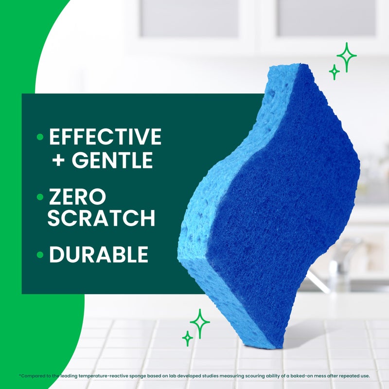 Scotch Brite Scotch-Brite Zero Scratch Scrub Sponge, 9 Units per Each - Image 3