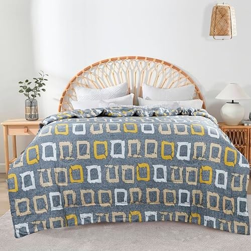 CHANDRAVATI 240 GSM Microfiber Reversible AC Comforter/Quilt/Duvets/Summer Blanket for Double Bed King Size [230x250 cm] (Grey) - Image 3