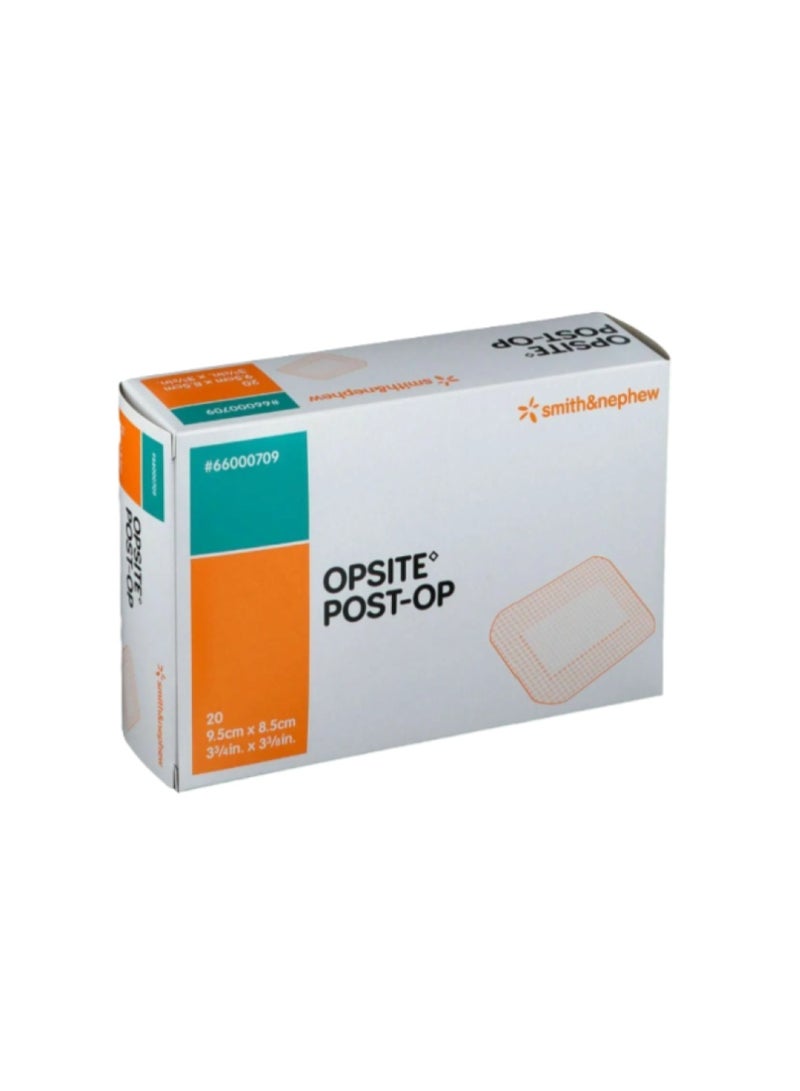 Opsite Post-Op Wound Plasters, 8.50 x 9.50 cm - 20-pack - Image 1