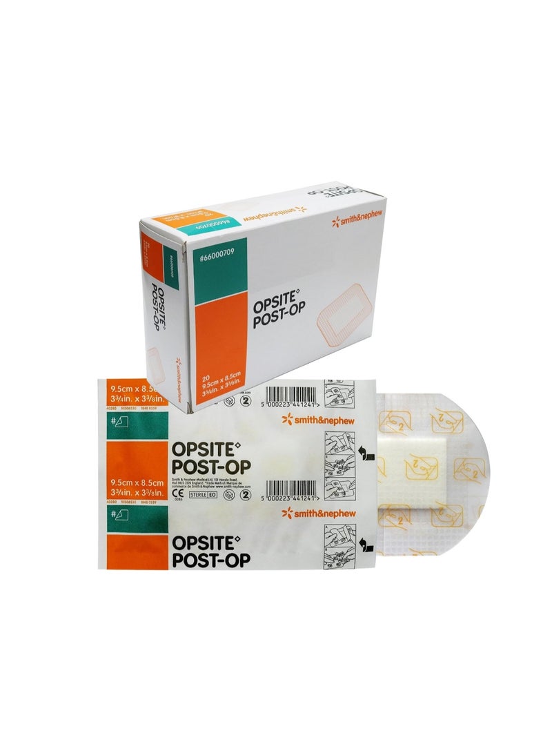 Opsite Post-Op Wound Plasters, 8.50 x 9.50 cm - 20-pack - Image 2