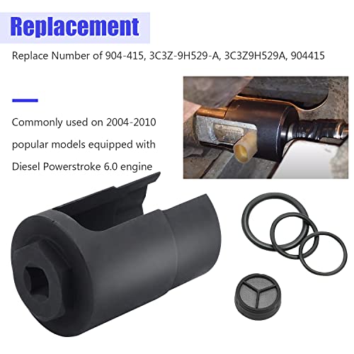 PEATOVIE 6.0 IPR Valve Socket with Seal Kit Compatible with Ford 6.0L Powerstroke-Excursion E-350, F-250 F-350 Super Duty-Replaces 904-415, 3C3Z9H529A, 3C3Z-9H529-A Injector Pressure Regulator Valve Socket - Image 4