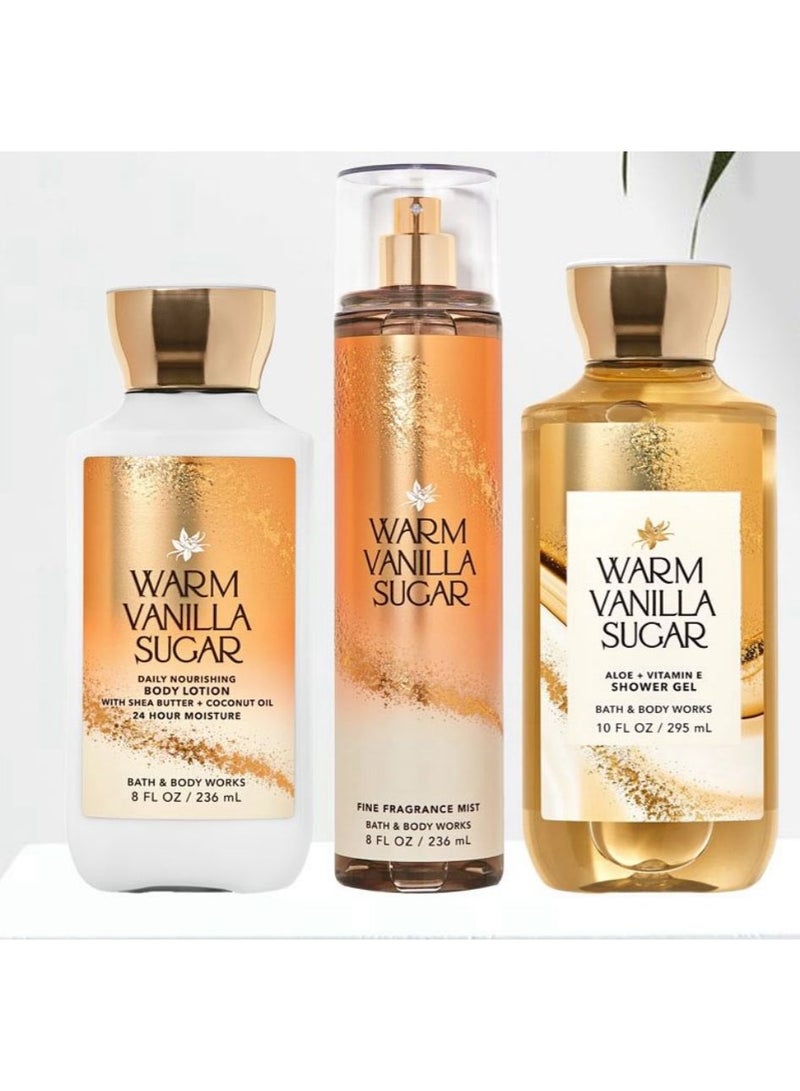 باث آند بودي وركس Warm Vanilla Sugar Gift Set - Image 2