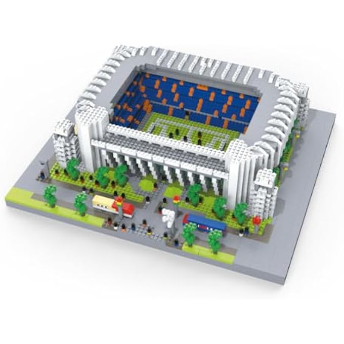 MODEL OF ARCHITECTURE TO BUILD WITH MINIATURE BLOCKS FOOTBALL STADIUM IN MADRID, SPAIN - Image 1