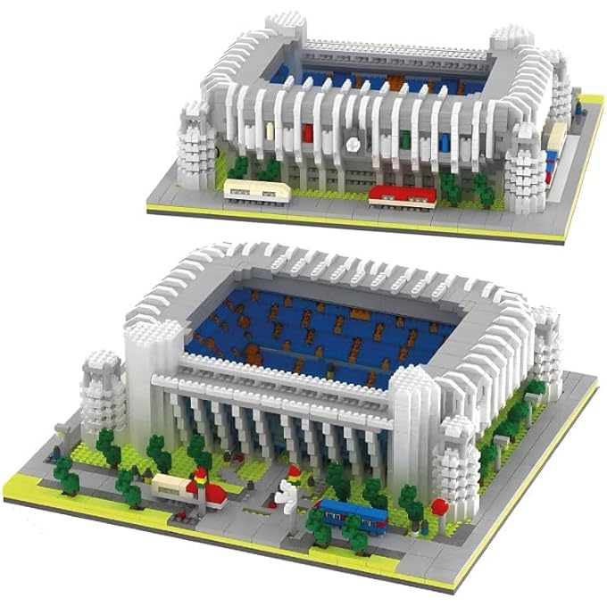 MODEL OF ARCHITECTURE TO BUILD WITH MINIATURE BLOCKS FOOTBALL STADIUM IN MADRID, SPAIN - Image 3