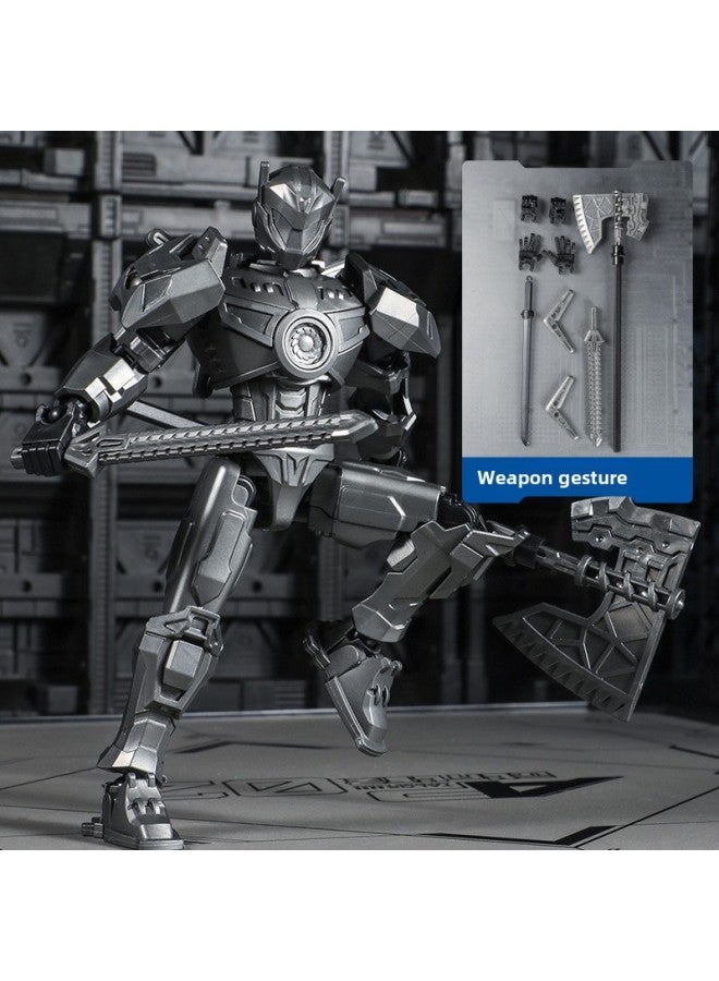 Lucky 13 Multi-joint Action Figure Shield Of Justice Mecha Toy Assembled Model Hand-made Doll Cross-border Supply